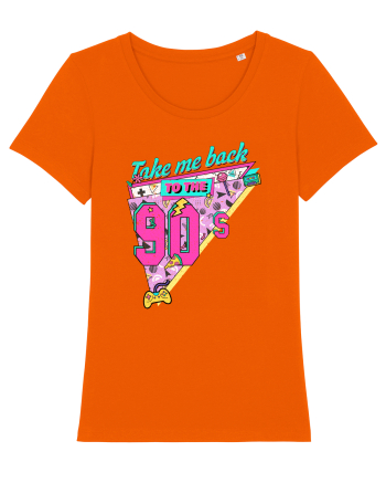 Take Me Back To The 90's Bright Orange