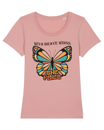 With Brave Wings She Flies Canyon Pink