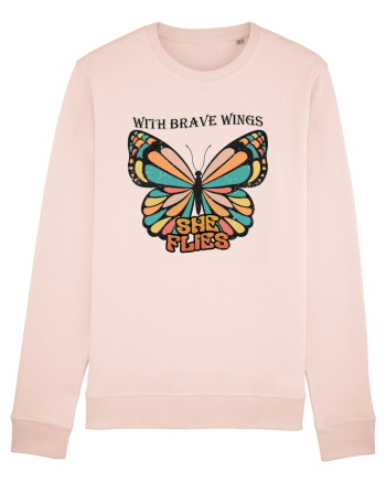 With Brave Wings She Flies Candy Pink