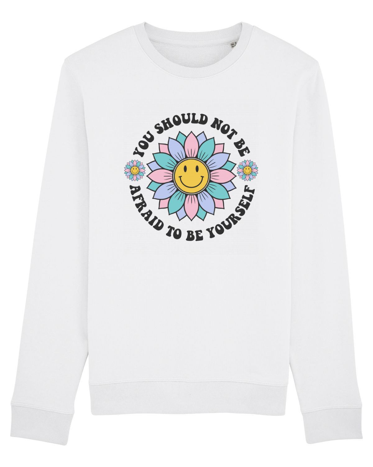 Bluză mânecă lungă Unisex Rise White