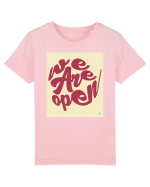 we are open 304 Tricou mânecă scurtă  Copii Mini Creator
