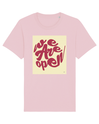 we are open 304 Cotton Pink