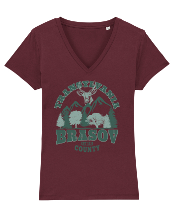Transylvania Brasov County Est 1235 Burgundy