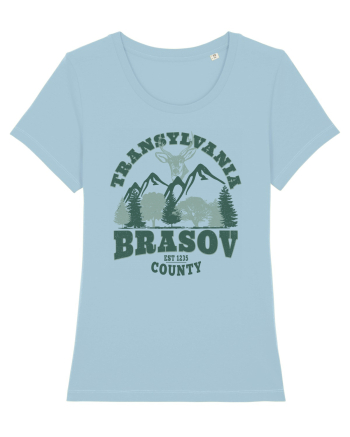 Transylvania Brasov County Est 1235 Sky Blue
