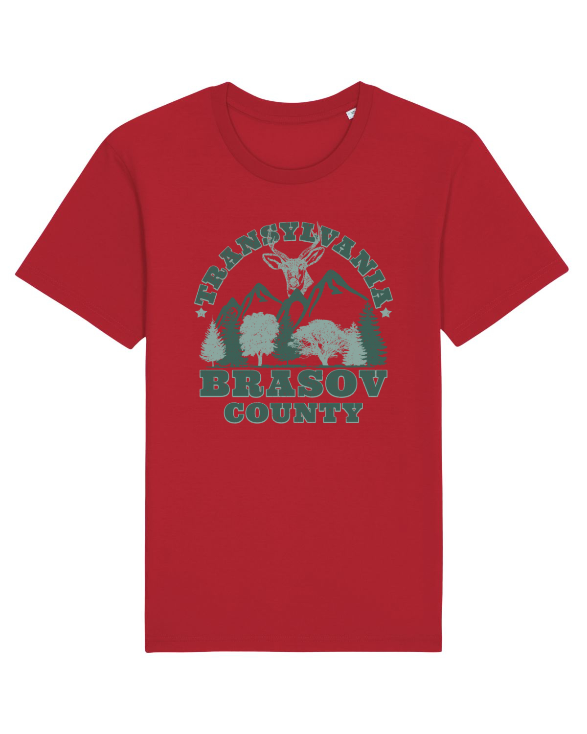 Tricou mânecă scurtă Unisex Rocker Red