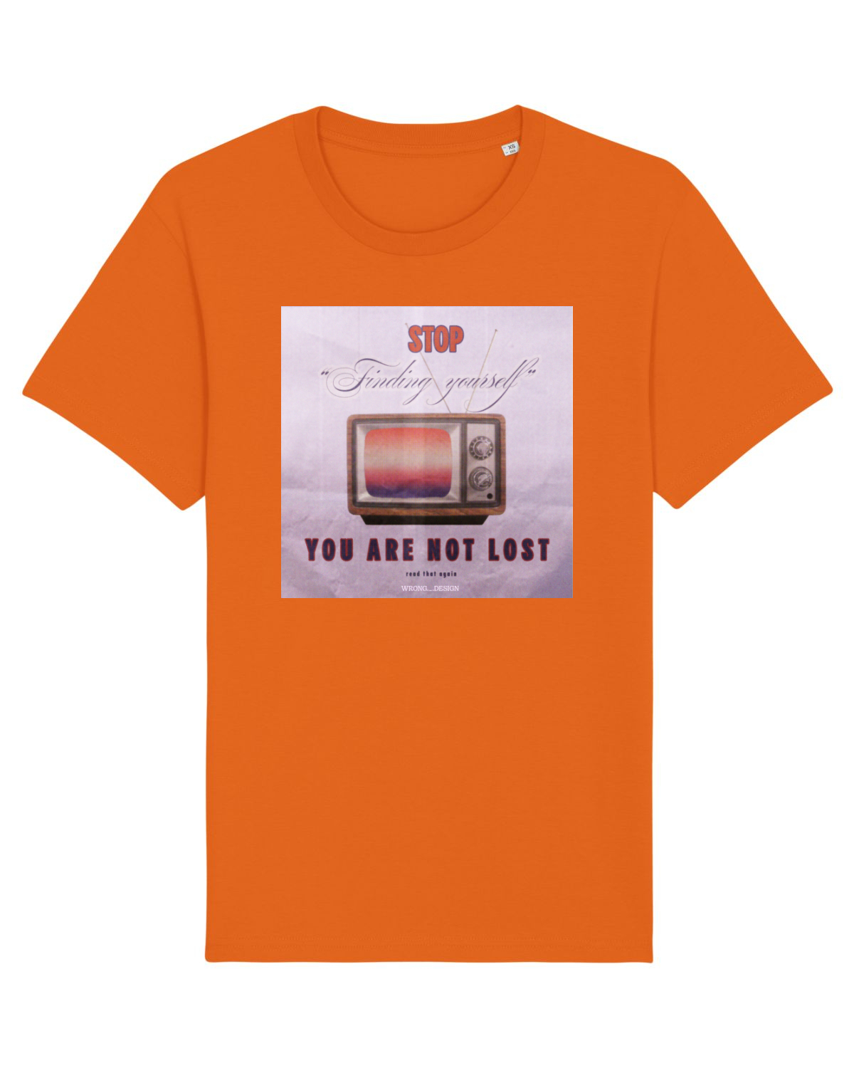 Tricou mânecă scurtă Unisex Rocker Bright Orange