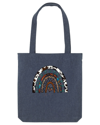 Vintage Summer Rainbow Midnight Blue