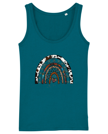 Vintage Summer Rainbow Ocean Depth