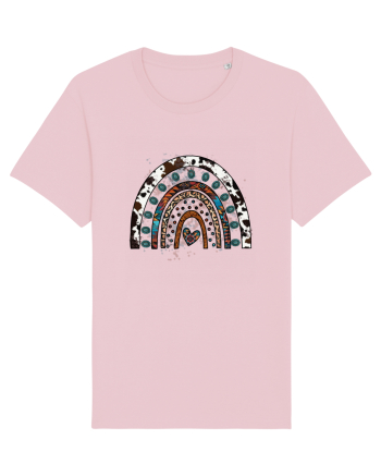 Vintage Summer Rainbow Cotton Pink