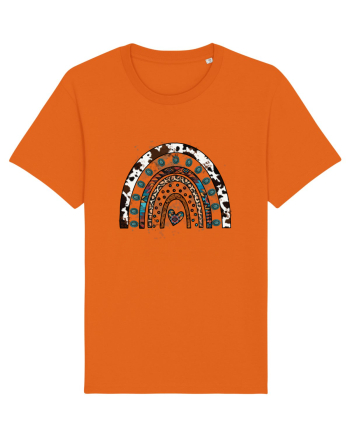 Vintage Summer Rainbow Bright Orange