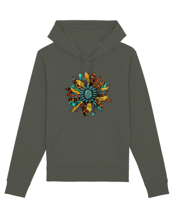 Vintage Summer Sunflower Khaki