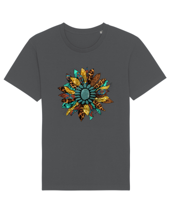 Vintage Summer Sunflower Anthracite