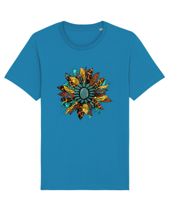Vintage Summer Sunflower Azur
