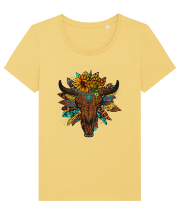 Western Sunflower Bull Skull Jojoba