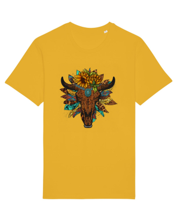 Western Sunflower Bull Skull Spectra Yellow