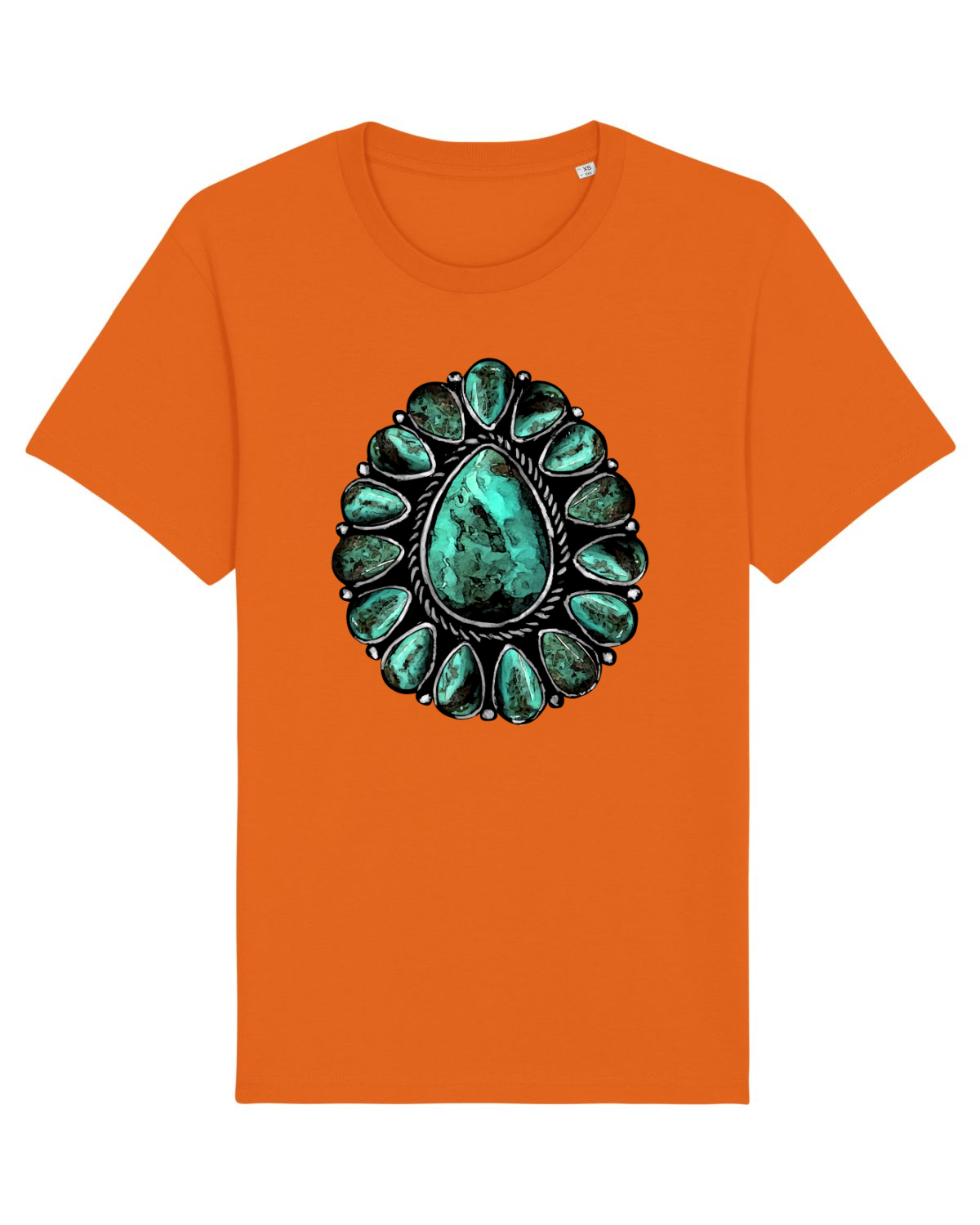 Tricou mânecă scurtă Unisex Rocker Bright Orange