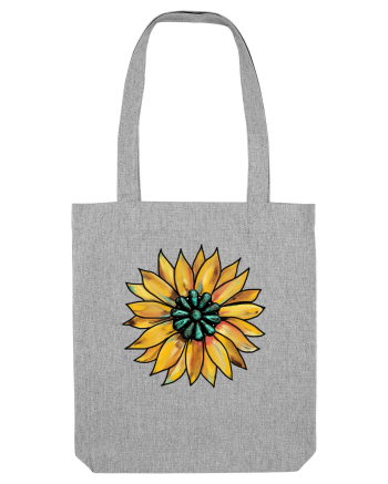 Sunflower Western Yellow Heather Grey