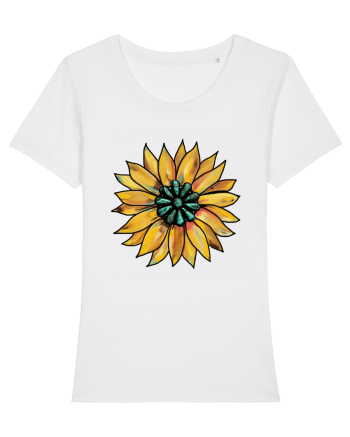 Sunflower Western Yellow White