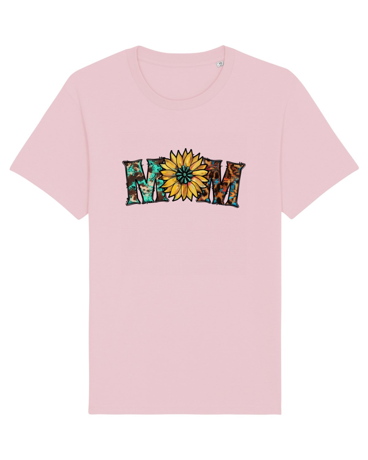 Tricou mânecă scurtă Unisex Rocker Cotton Pink