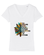 They Whispered To Her.... Tricou mânecă scurtă guler V Damă Evoker