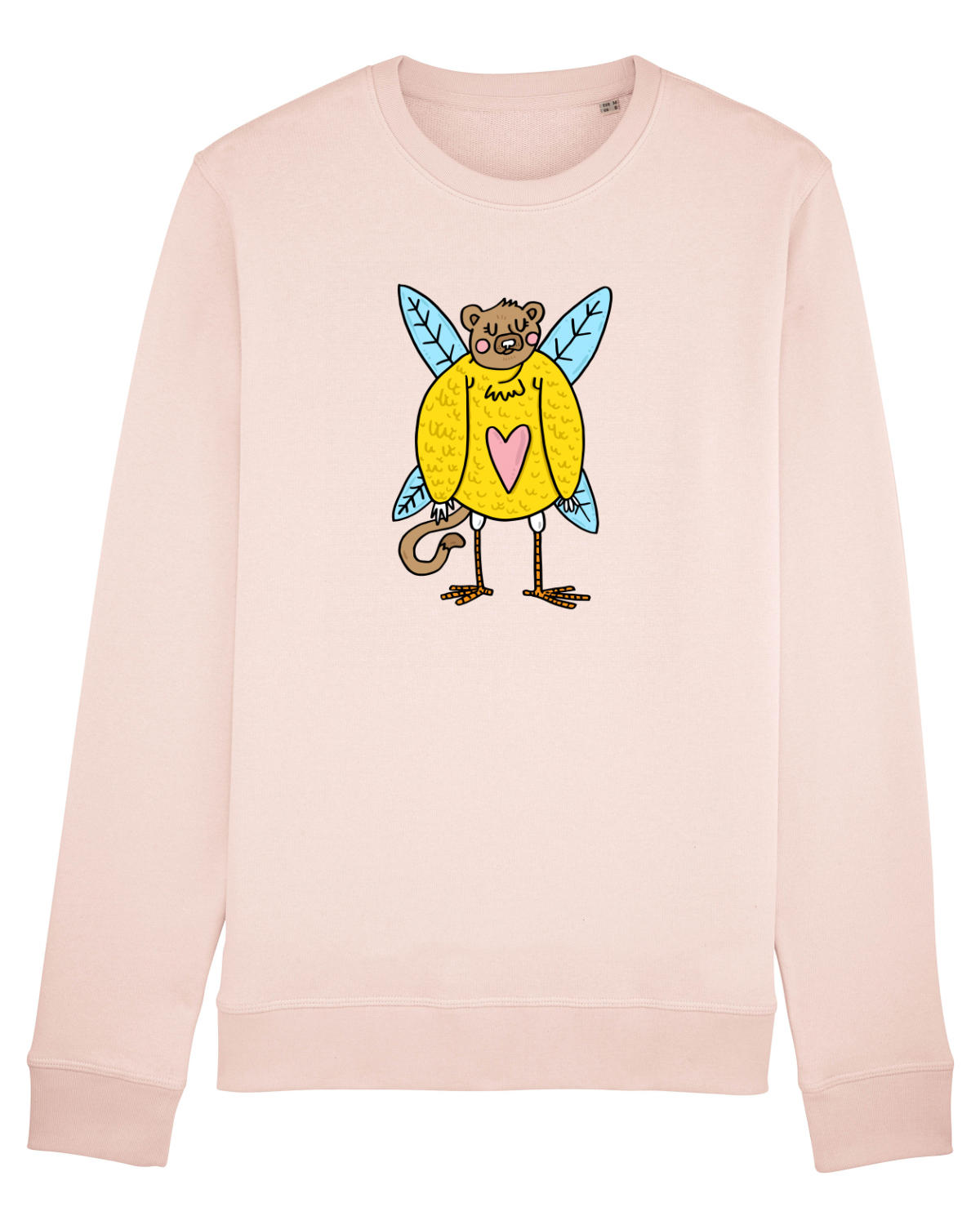Bluză mânecă lungă Unisex Rise Candy Pink