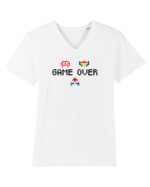 Game Over Tricou mânecă scurtă guler V Bărbat Presenter