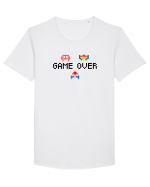 Game Over Tricou mânecă scurtă guler larg Bărbat Skater