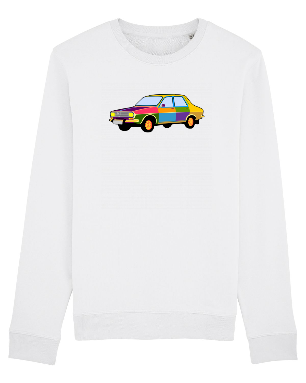 Bluză mânecă lungă Unisex Rise White