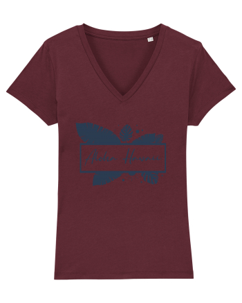 Aloha Hawaii Burgundy