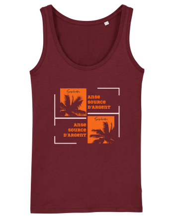 Anse Source Seychelles Burgundy