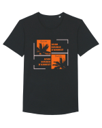 Anse Source Seychelles Tricou mânecă scurtă guler larg Bărbat Skater