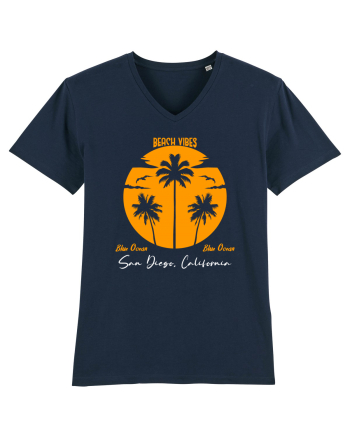 Beach Vibes Blue Ocean San Diego French Navy