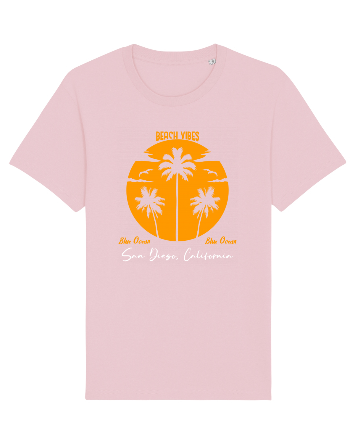 Tricou mânecă scurtă Unisex Rocker Cotton Pink