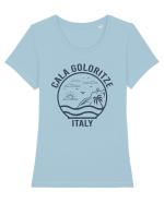 Cala Goloritze Italy Tricou mânecă scurtă guler larg fitted Damă Expresser