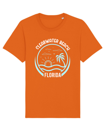 Clearwater Beach Florida Bright Orange