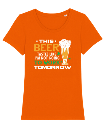 This beer Bright Orange