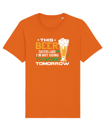 This beer Bright Orange
