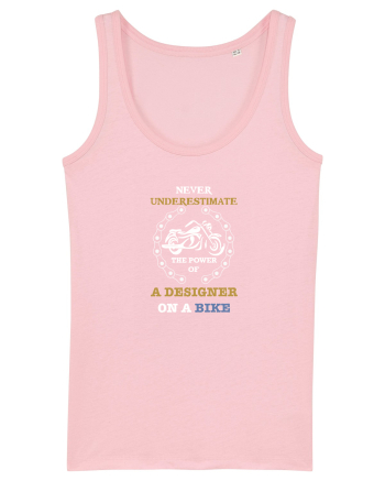 Designer on a bike Cotton Pink