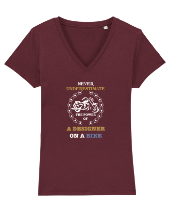 Designer on a bike Burgundy