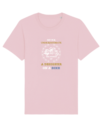 Designer on a bike Cotton Pink