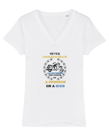 Surgeon on a bike White