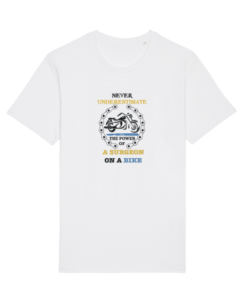 Surgeon on a bike White