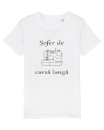 Șofer de cursă lungă Tricou mânecă scurtă  Copii Mini Creator