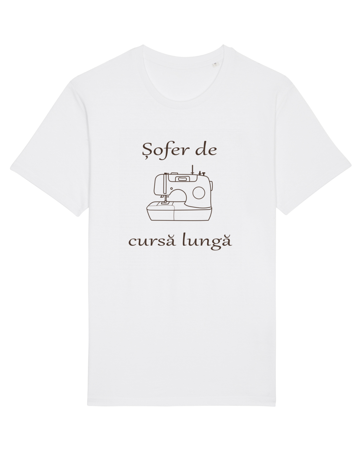 Tricou mânecă scurtă Unisex Rocker White