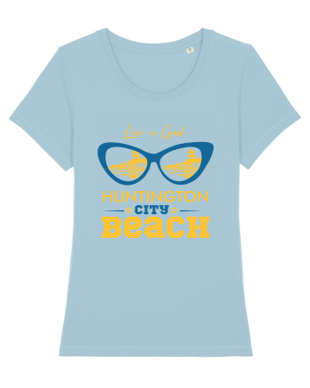 Huntington City Beach USA Sky Blue