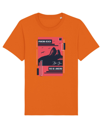 Ipanema Beach Brazil Bright Orange