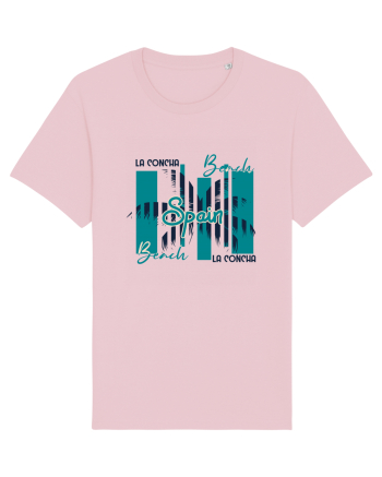 La Concha Beach Spain Cotton Pink