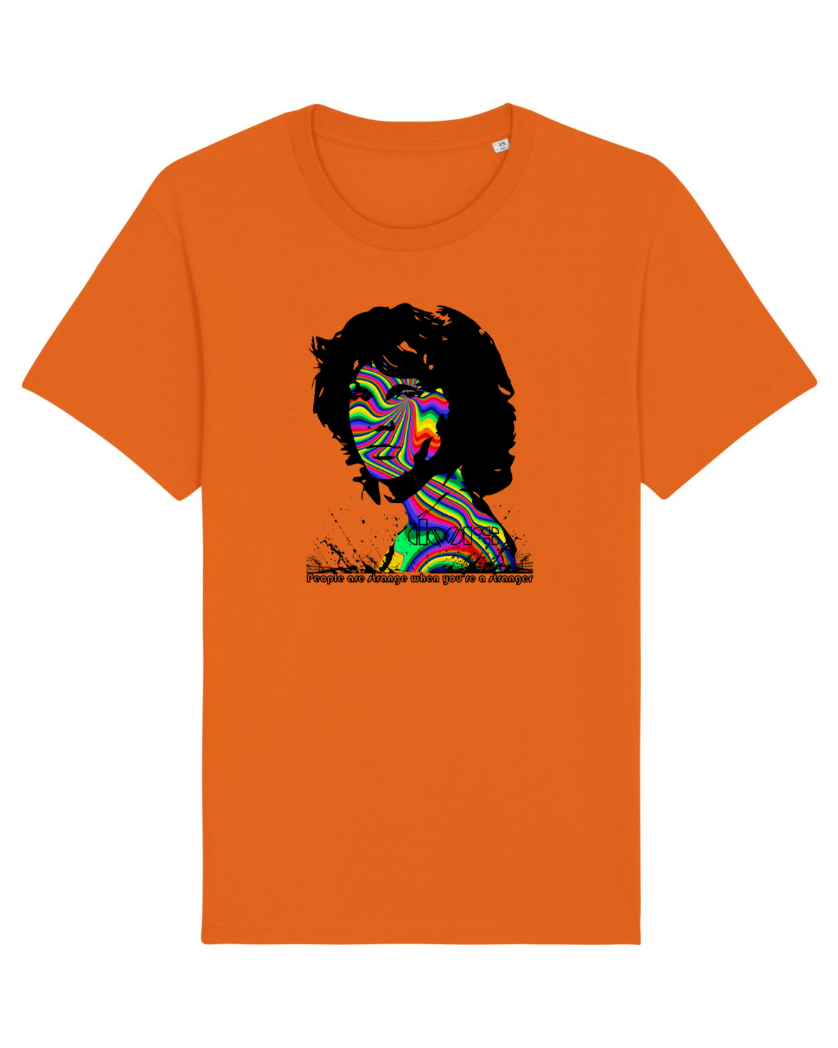 Tricou mânecă scurtă Unisex Rocker Bright Orange