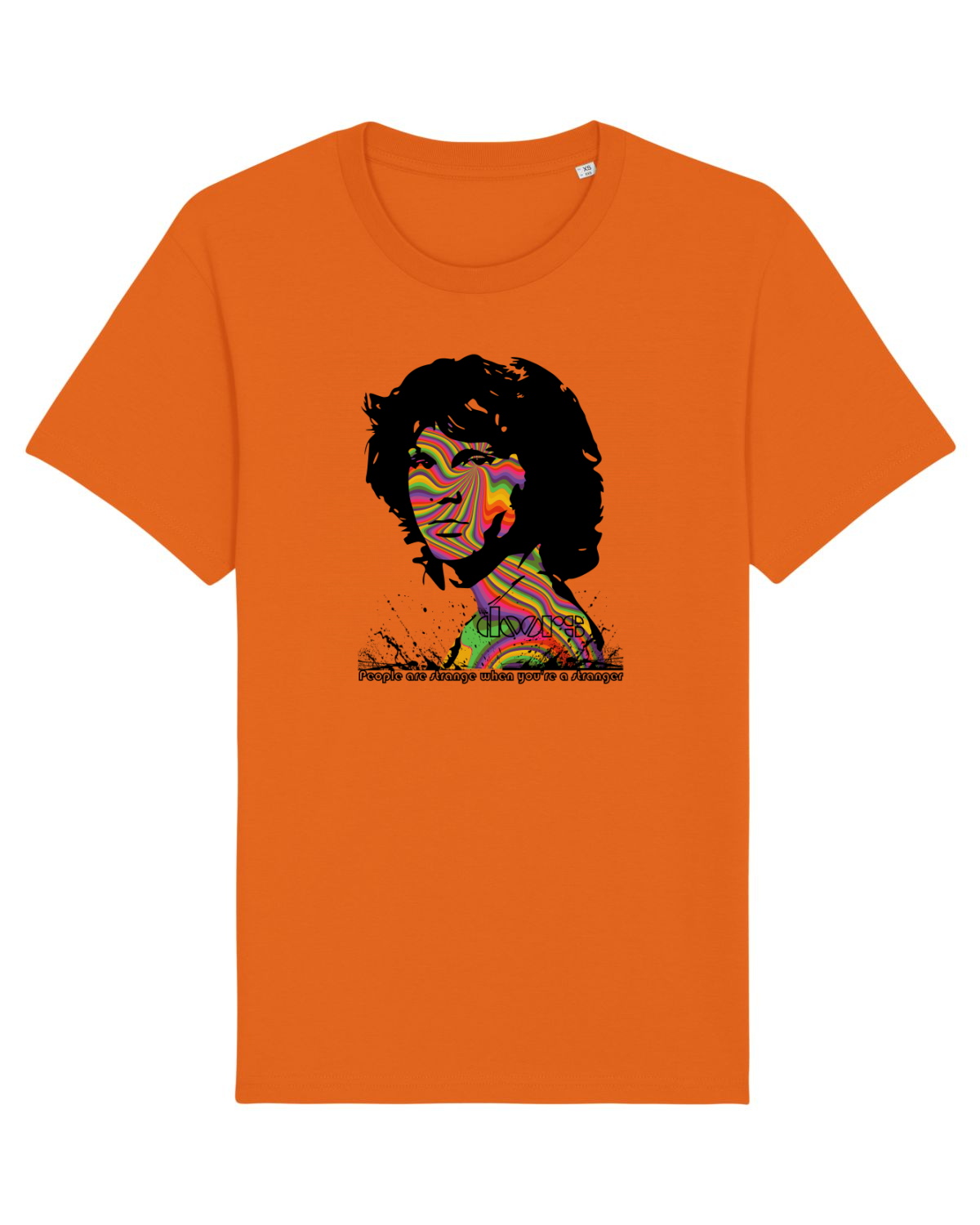 Tricou mânecă scurtă Unisex Rocker Bright Orange