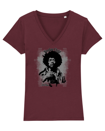 Jimi Hendrix 2 Burgundy